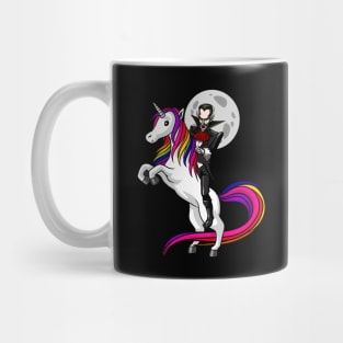 Vampire Riding Unicorn Mug